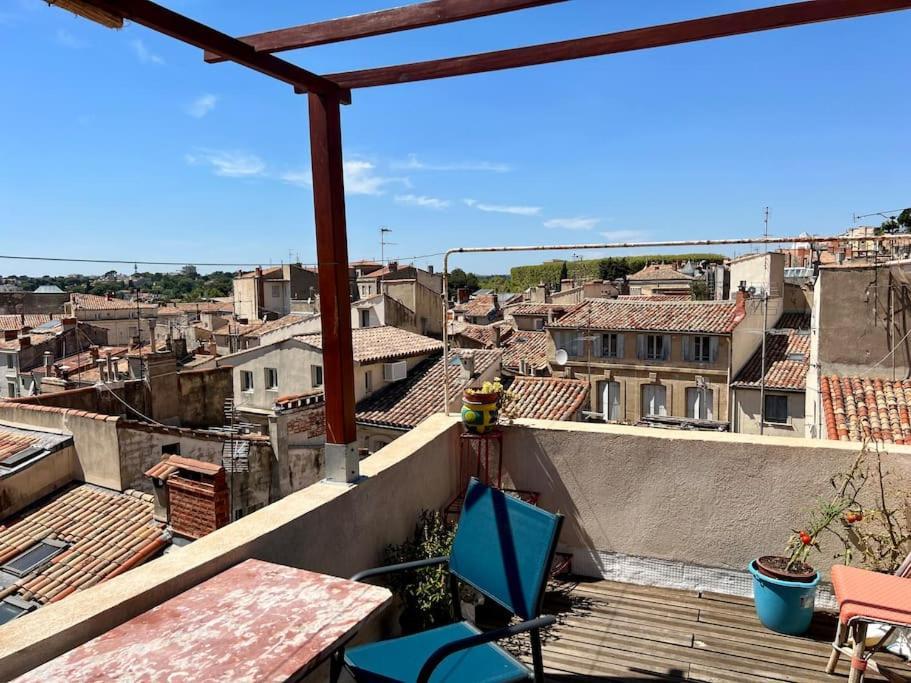 Une Ambiance Boheme Sur Les Toits De Sainte-Anne Montpellier Luaran gambar